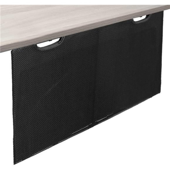 Black 30 inch Under Desk Privacy & Cable Management Organizer Sleeve,Wire Hider - Picture 1 of 6